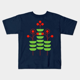 Floral geometric minimalist #6 Kids T-Shirt